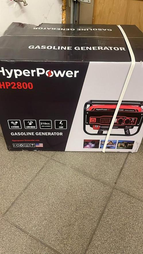 Hyperpower HP2800 aggregaat – 2800W – €490, Doe-het-zelf en Bouw, Aggregaten, Nieuw, Benzine, Ophalen