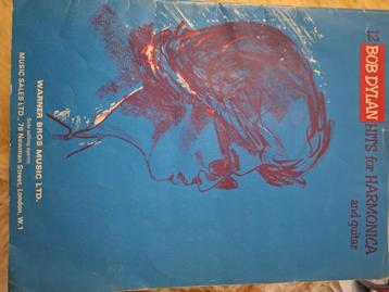 12 BOB DYLAN songs for harmonica en guitar beschikbaar voor biedingen