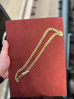 18k goud gourmet ketting, Handtassen en Accessoires, Nieuw, Goud, Ophalen of Verzenden, Verstelbaar