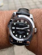 Seiko “Seigaiha”, Handtassen en Accessoires, Horloges | Heren, Ophalen, Seiko, Leer, Staal