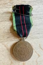 MEDAILLE RESISTANCE BELGE 1940 RESISTERE 1945 BELGIQUE, Verzamelen, Ophalen of Verzenden, Overige soorten, Lintje, Medaille of Wings