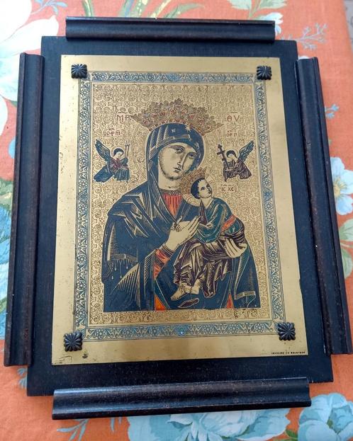 Icoon Maria met kind, Antiek en Kunst, Antiek | Religieuze voorwerpen, Ophalen