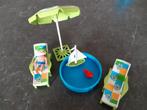 playmobil Zwembadje plus toebehoren, Ophalen of Verzenden, Gebruikt, Complete set
