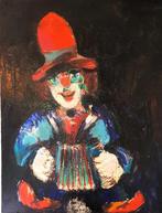 Henry Roland oil on canvas CLOWN, Antiek en Kunst, Kunst | Schilderijen | Klassiek, Ophalen