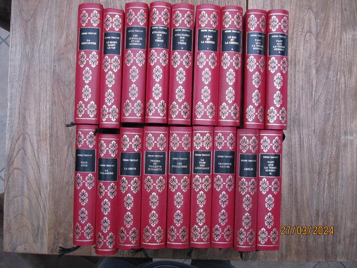 Lot de 18 romans d'Henri Troyat, Boeken, Romans, Zo goed als nieuw, Ophalen