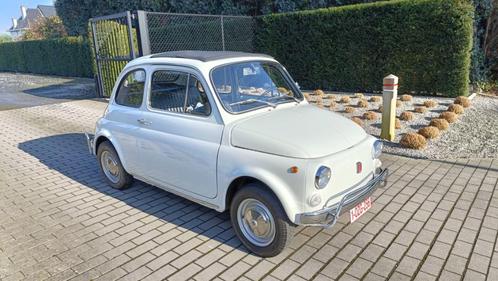 Fiat 500 oldtimer, Auto's, Fiat, Particulier, Benzine, 2 deurs, Handgeschakeld, Wit, Zwart, Ophalen