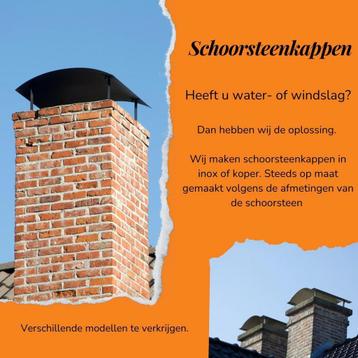 Schoorsteenkappen steeds op maat gemaakt 