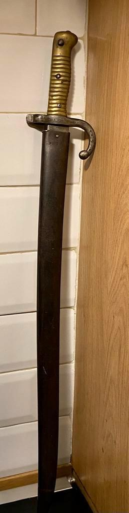 Franse M1866 Chassepot bajonet beschikbaar voor biedingen