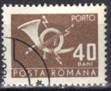 Roemenie 1967 - Yvert 131bTX - Postkantoor en -symbool (ST)