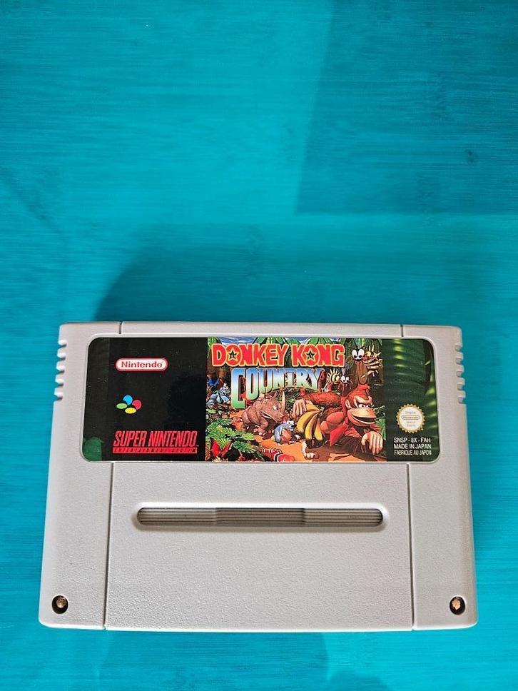 Donkey Kong Country, Games en Spelcomputers, Games | Nintendo Super NES, Zo goed als nieuw, Platform, 1 speler, Vanaf 7 jaar, Ophalen of Verzenden