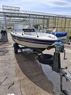 Console boot met motor en trailer, Watersport en Boten, Ophalen, Zo goed als nieuw