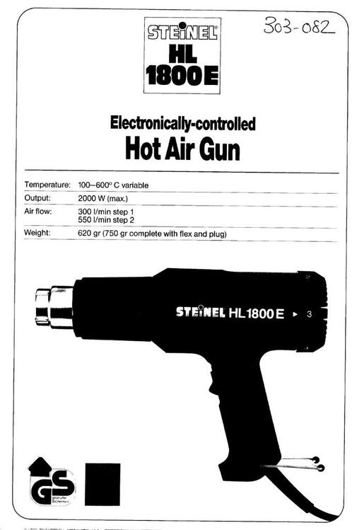 Heteluchtpistool dat de barbecue aansteekt, het vuur aanstee, Tuin en Terras, Barbecue-accessoires, Gebruikt, Ophalen of Verzenden