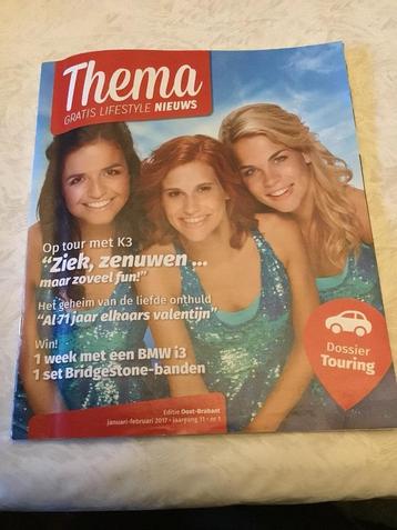 K3 Marthe Hanne en Klaasje 2017 Thema boek  beschikbaar voor biedingen