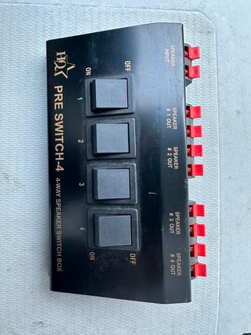 Speaker selector beschikbaar voor biedingen