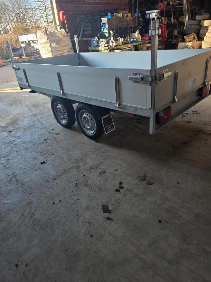 Remorque double essieux, Autos : Divers, Remorques, Comme neuf, Enlèvement ou Envoi