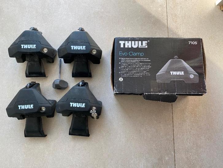THULE EVO PIED DE FIXATION + KIT, Autos : Divers, Porte-bagages, Comme neuf, Enlèvement