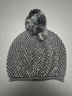 New grijze muts met pompon en strass steentjes Style, Style, Ophalen of Verzenden, Nieuw, Muts