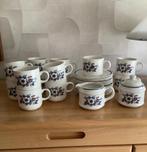 Alpine rose, vintage koffieservies, 12 stuks, Enlèvement ou Envoi