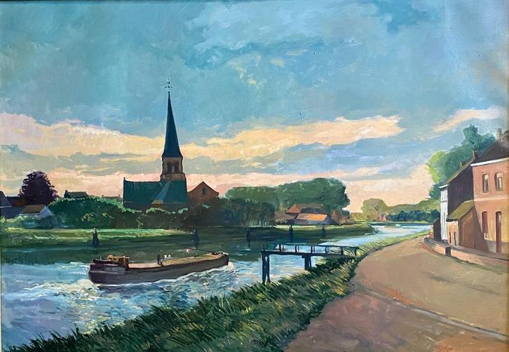 Schilderij Marcel De Grauwe (Schellebelle 1939-2016), Antiquités & Art, Art | Peinture | Classique, Enlèvement