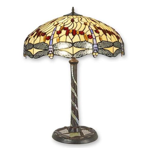 tiffany lamp, Maison & Meubles, Lampes | Lampes de table, Neuf, 75 cm ou plus, Verre, Enlèvement ou Envoi