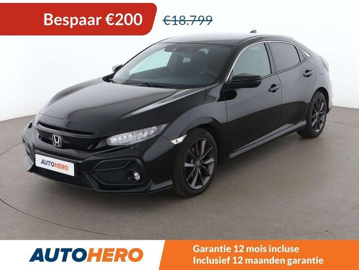 Honda Civic 1.0 VTEC Elegance (bj 2021), Auto's, Honda, Te koop, Civic, ABS, Achteruitrijcamera, Adaptive Cruise Control, Airbags
