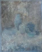 PIET BEKAERT / STILLEVEN VAZEN / OLIEVERF / 121x101cm KADER, Ophalen