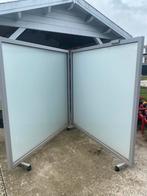 Glazen windscherm, Tuin en Terras, Ophalen, Zo goed als nieuw