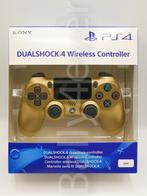 Dualshock 4 Wireless controller Sony Playstation 4 GOLD V2, Nieuw, Ophalen of Verzenden, Controller, PlayStation 4