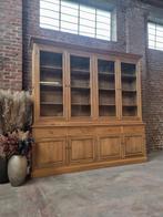 Eiken buffetkast/vitrinekast GRATIS LEVERING, Huis en Inrichting, Ophalen, 200 cm of meer, Eikenhout, Belgie