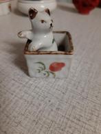 Miniatuur kat in doosje, Ophalen of Verzenden