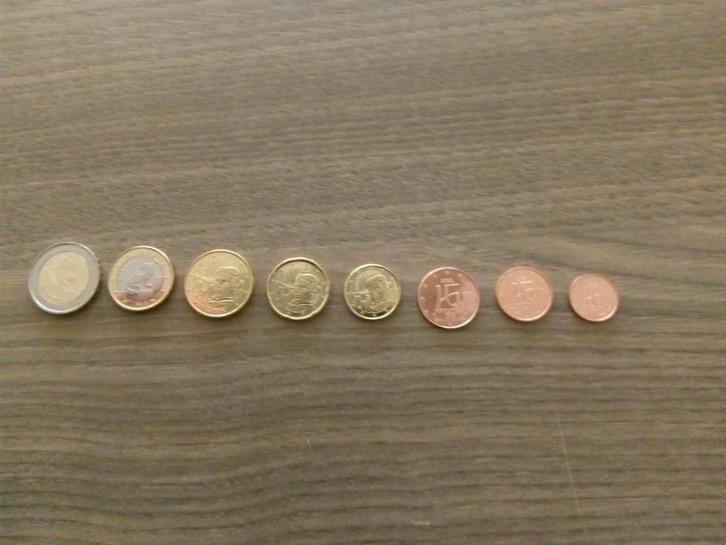 euromunten Kroatië, Postzegels en Munten, Munten | Europa | Euromunten, Setje, 1 cent, Overige landen, Ophalen