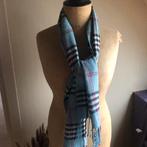 Blauw geruite sjaal, Kleding | Dames, Jumpsuits, Ophalen of Verzenden, Zo goed als nieuw, Blauw