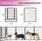 Puppyren-hondenbench-hondenren met 8 panelen staal, Dieren en Toebehoren, Hondenhokken, Ophalen, Gebruikt, 110 cm of meer, 100 cm of meer