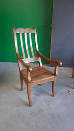 Fauteuil, een houten stoel. Antik Biederm, Antiek en Kunst, Antiek | Meubels | Stoelen en Sofa's, Ophalen