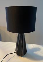 Zwarte tafellamp, Tissus, Moins de 50 cm, Enlèvement ou Envoi, Neuf