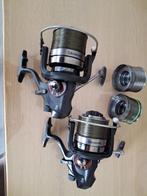 2 karpmolens van daiwa windcast br 5500lda, Watersport en Boten, Ophalen, Zo goed als nieuw, Molen