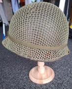 M1 US helm met net en "Follow me" decal, Ophalen of Verzenden, Landmacht, Helm of Baret