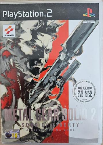 Metal Gear Solid 2 Sons of Liberty beschikbaar voor biedingen
