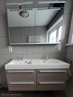 Meubelset met wastafel + apotheekspiegel, Huis en Inrichting, Badkamer | Badkamermeubels, Ophalen, Gebruikt