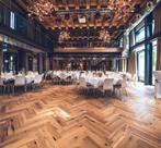 1500m2 oud eiken visgraat vloer parket cafe vloer voor €25!!, Tuin en Terras, Bloempotten, Ophalen of Verzenden, Zo goed als nieuw