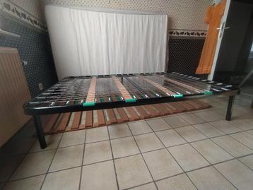 Beddenbodem op poten 90 x 190, Huis en Inrichting, Slaapkamer | Matrassen en Bedbodems, Ophalen, Gebruikt, 90 cm, 190 cm of minder