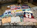 Lot fille 6 mois 65 pieces, Comme neuf