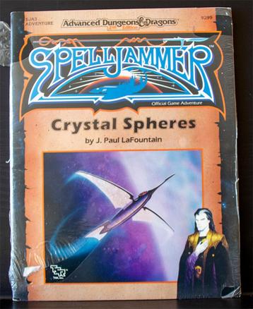 ADD2ndEd. Spelljammer Adventure SJA3 Crystal Spheres 1990 beschikbaar voor biedingen