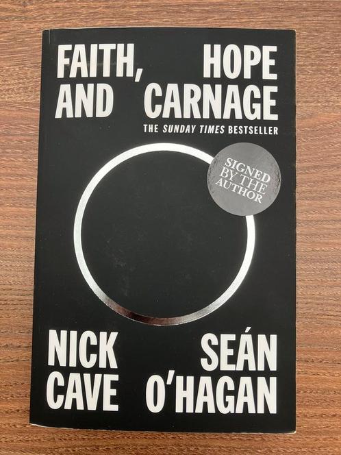 Nick Cave gesigneerd boek, Verzamelen, Muziek, Artiesten en Beroemdheden, Zo goed als nieuw, Gesigneerd, Ophalen of Verzenden