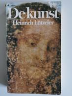 De kunst - Heinrich Lützeler, Boeken, Kunst en Cultuur | Beeldend, Gelezen, Heinrich Lützeler, Ophalen of Verzenden, Overige onderwerpen