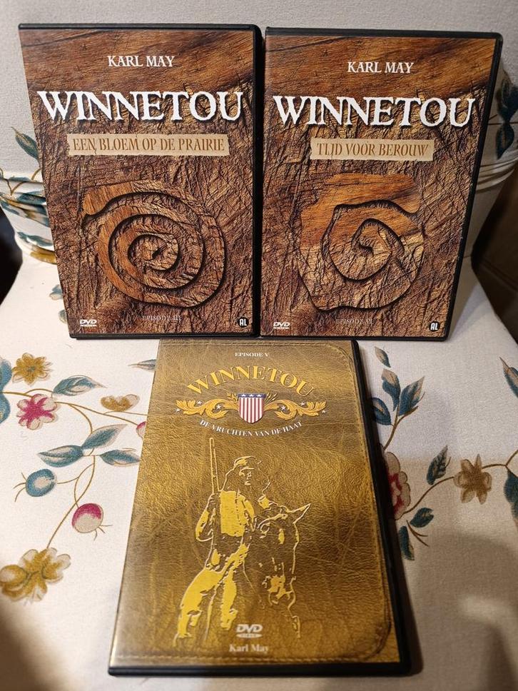 3 x Winnetou : episode III-IV-V, Cd's en Dvd's, Dvd's | Actie, Ophalen of Verzenden