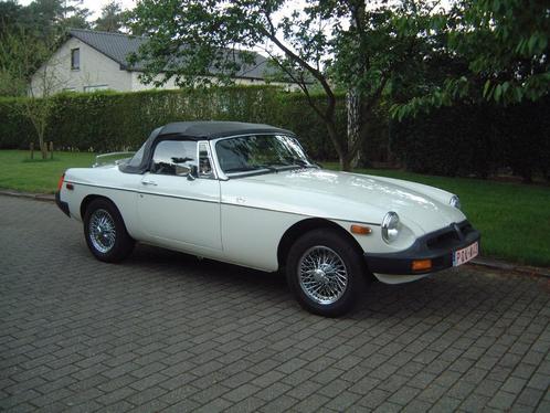 Oldtimer MG - MGB Cabrio, Auto's, MG, Particulier, B, Benzine, Cabriolet, 2 deurs, Handgeschakeld, Wit, Zwart, Leder, Ophalen