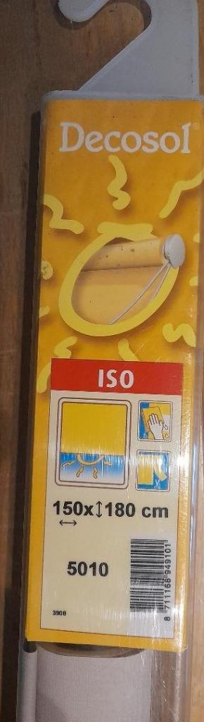 Decosol rolgordijn 150x180, Huis en Inrichting, Stoffering | Gordijnen en Lamellen, Nieuw, 150 tot 200 cm, 100 tot 150 cm, Crème
