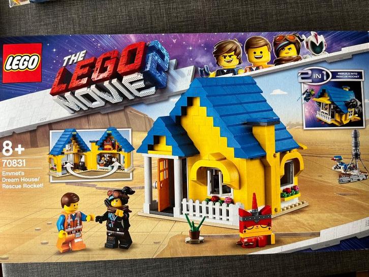 Lego Movie 2 Emmets droomhuis/reddingsraket, Kinderen en Baby's, Speelgoed | Duplo en Lego, Zo goed als nieuw, Lego, Complete set