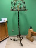 Antieke bronzen staande lamp, Antiek en Kunst, Ophalen